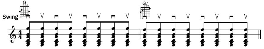 G7 Rhythm Swinging Eighths