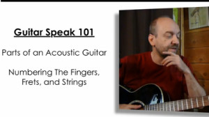 Beginner Guitar Lesson - Learning the Parts of the Acoustic Guitar