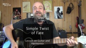 Simple Twist of Fate By Bob Dylan Lesson on Guitar and Harmonica
