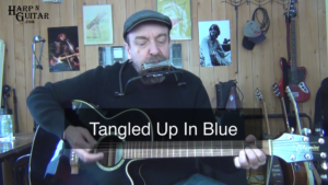 Tangled Up In Blue by Bob Dylan Lesson on Guitar and Harmonica